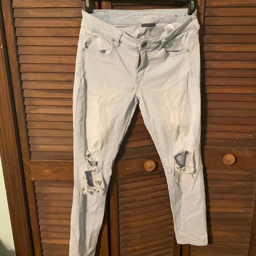 AE super soft light colored jeggins